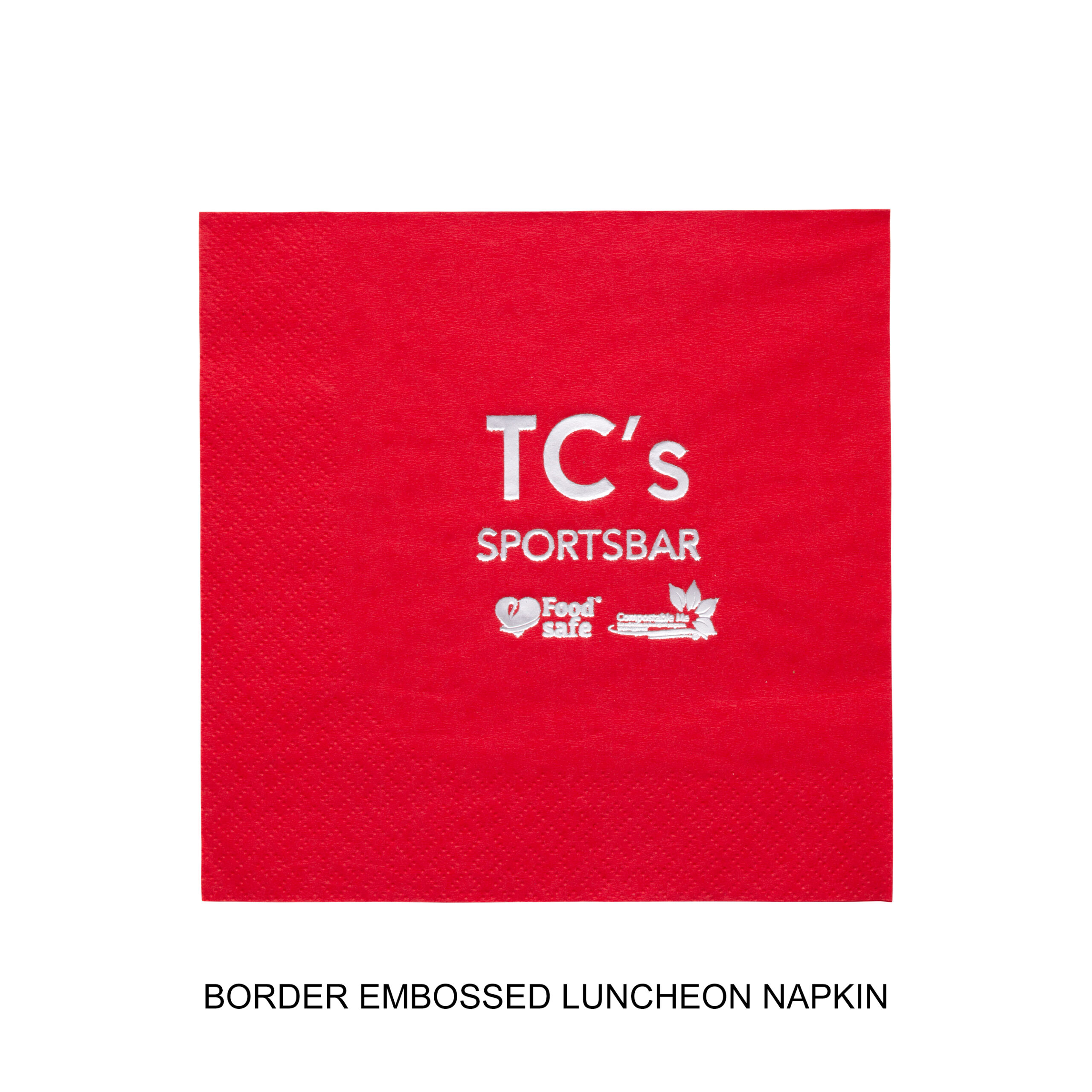 Copy of Border Embossed Luncheon Napkin-Front4